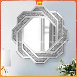 Gương trang trí hiện đại Gương Đẹp Cổ Điển KH01 với khung màu bạc